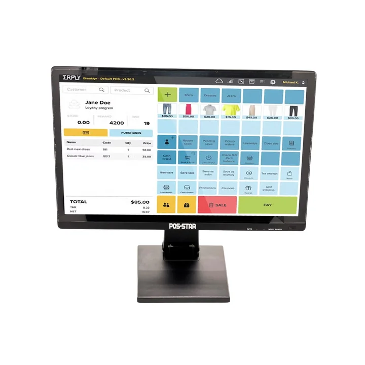 Monitor táctil 21.5" Full HD